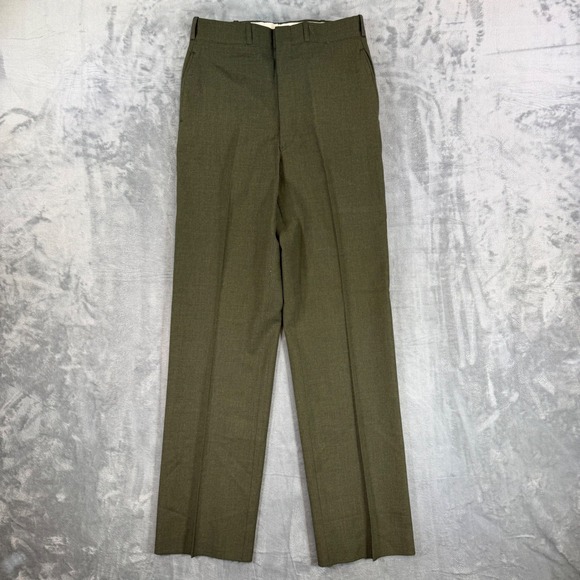 Stein-Way Clothing Co. Other - Vintage US Army Wool Serge Trousers Men's 32x36 Green Type II Stein-Way 1968‎